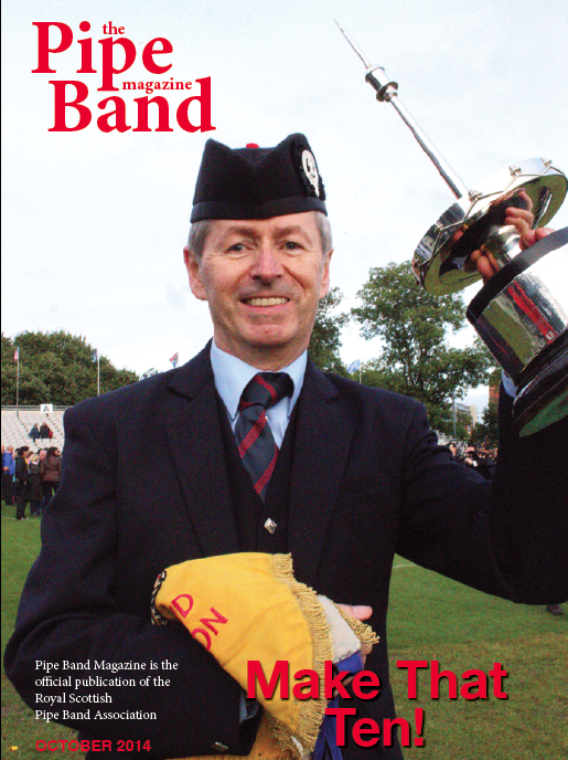The October '14 issue of Pipe Band magazine