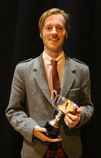 Nick Hudson, winner of the 'B' MSR