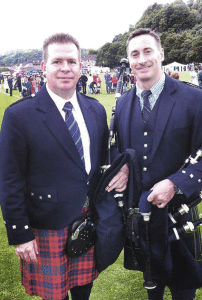 Ian and Sean pictured at last year's Argyllshire Gathering