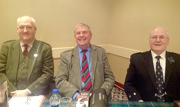 Adjudicators John Wilson, Iain MacFadyen and Willie Morrison