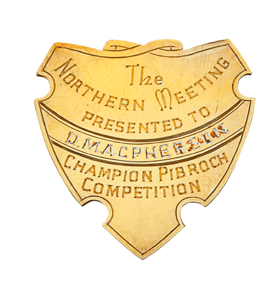 One of Donald's nine Clasps, suitably engraved with his name