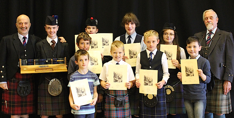 Junior winners at the Iain Dall