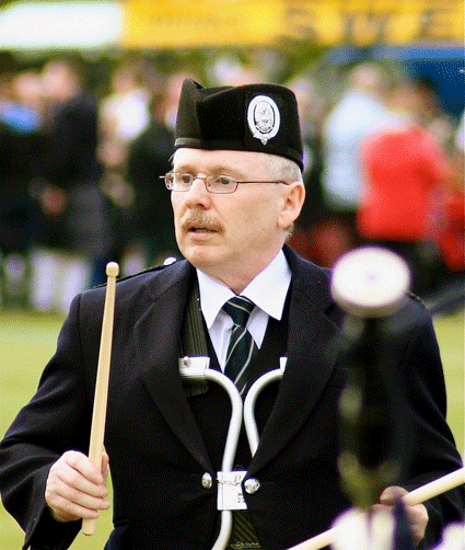 Glasgow Police's Champion Leading Drummer Eric Ward