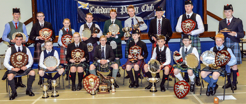 The winners at Ardrossan and their huge array of prizes