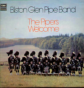 An LP made by the very successful Bilston Glen Pipe Band