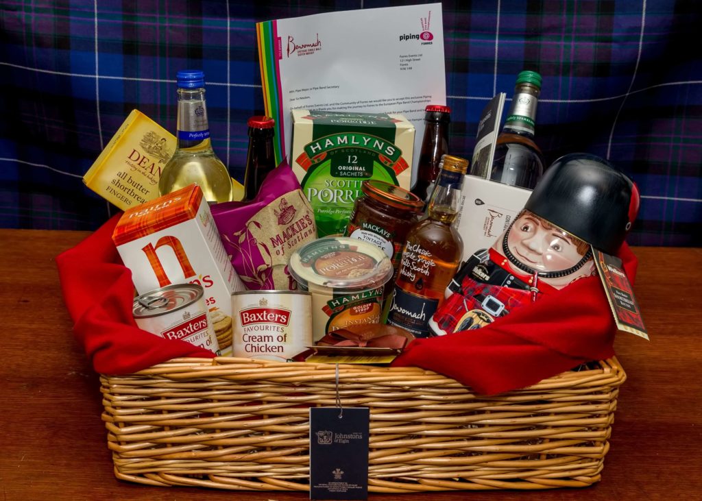 Sponsore Hamper, Piping at Forres.