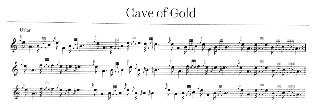 The urlar of the Cave of Gold from Jimmy McIntosh's book