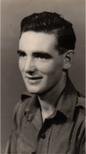Billy as a young man during his national service