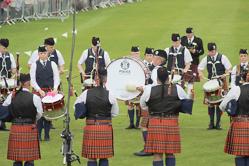 Nice bass section from Greater Glasgow Police