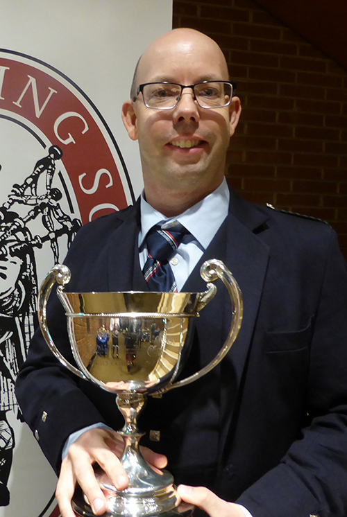 Andrew Hayes, outstanding winner of the Gillies Cup